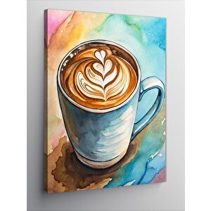 Kanvas Tablo Kahve Coffe Art