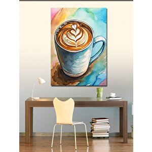 Kanvas Tablo Kahve Coffe Art