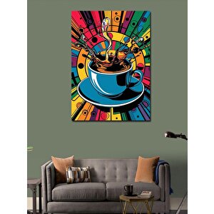 Kanvas Tablo Kahve Fincanı 100x140 cm