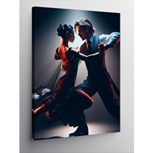 Kanvas Tablo Dans Eden Çift 100x140 cm