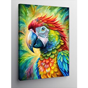 Kanvas Tablo Renkli Papağan  70x100 cm