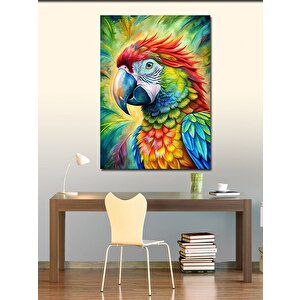 Kanvas Tablo Renkli Papağan  70x100 cm