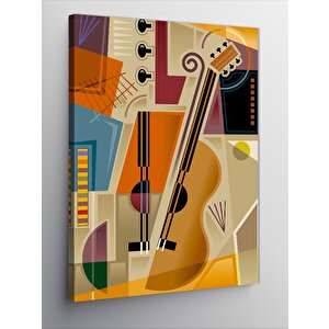 Kanvas Tablo Müzik Temalı 70x100 cm