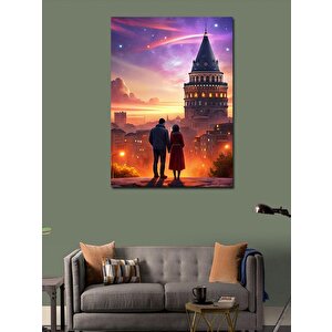 Kanvas Tablo İstanbul Galata Kulesi 70x100 cm