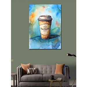Kanvas Tablo Macchiato Kahve