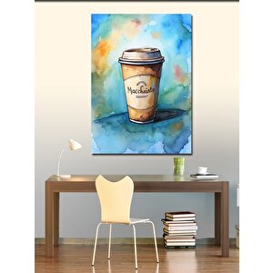 Kanvas Tablo Macchiato Kahve