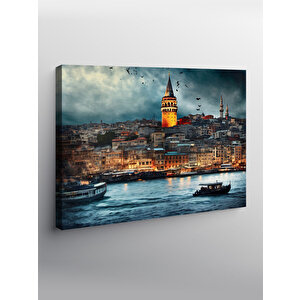 Kanvas Tablo İstanbul Galata Kulesi 100x140 cm