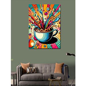 Kanvas Tablo Kahve Temalı 70x100 cm
