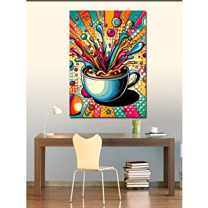 Kanvas Tablo Kahve Temalı 70x100 cm