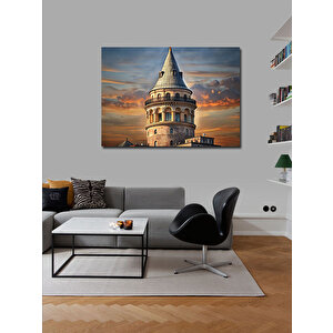 Kanvas Tablo İstanbul Galata Kulesi