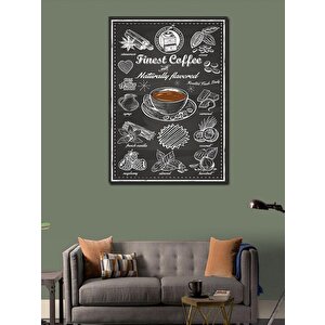 Kanvas Tablo Kahve Temalı 70x100 cm
