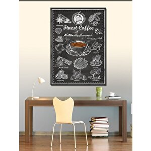 Kanvas Tablo Kahve Temalı 70x100 cm