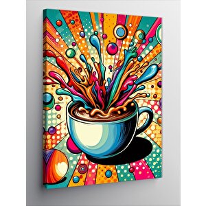 Kanvas Tablo Kahve Temalı 100x140 cm