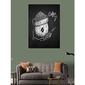 Kanvas Tablo Kahve Çekirdekleri 100x140 cm