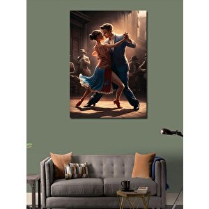 Kanvas Tablo Dans Eden Çift 100x140 cm