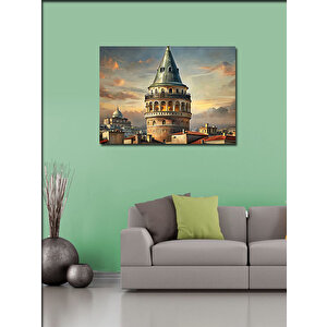 Kanvas Tablo İstanbul Galata Kulesi 70x100 cm