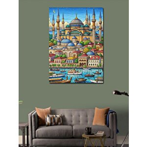 Kanvas Tablo Minyatür Cami