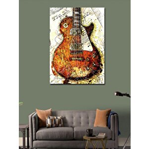 Kanvas Tablo Gibson Gitar 70x100 cm