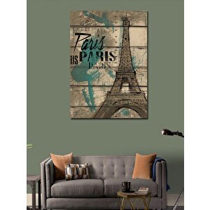 Kanvas Tablo Paris Eyfel Kulesi 100x140 cm