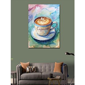 Kanvas Tablo Cappuccino Kahve 70x100 cm