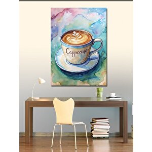Kanvas Tablo Cappuccino Kahve