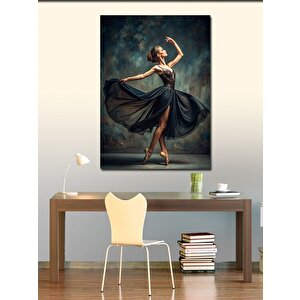 Kanvas Tablo Balerin Kadın 100x140 cm