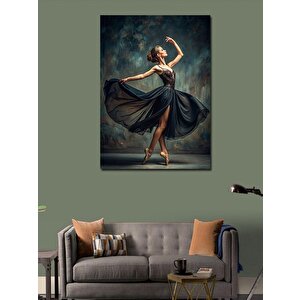 Kanvas Tablo Balerin Kadın 70x100 cm