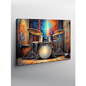 Kanvas Tablo Davul Bateri 100x140 cm