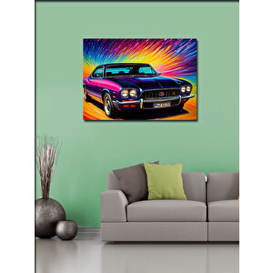 Kanvas Tablo Klasik Araba 100x140 cm