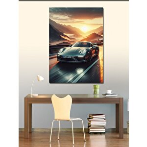 Kanvas Tablo Spor Araba 100x140 cm