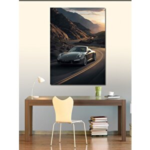 Kanvas Tablo Spor Araba 100x140 cm
