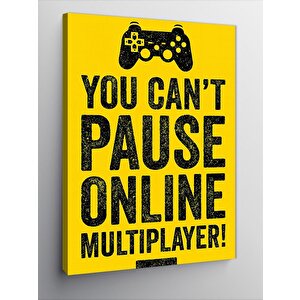 Kanvas Tablo Online Oyun Durmuyor 70x100 cm