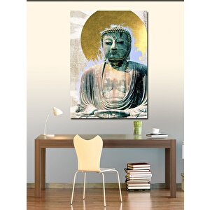Kanvas Tablo Buda Heykeli 100x140 cm
