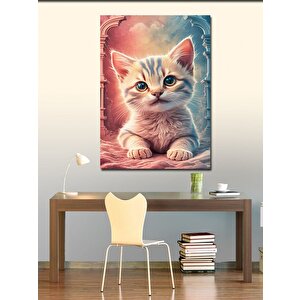 Kanvas Tablo Yavru Kedi 70x100 cm