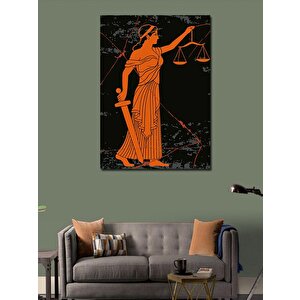 Kanvas Tablo Adalet Heykeli 100x140 cm