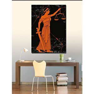Kanvas Tablo Adalet Heykeli 100x140 cm