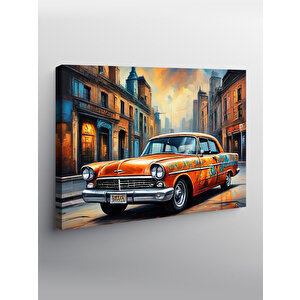 Kanvas Tablo Klasik Araba 100x140 cm