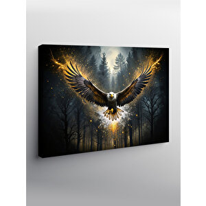 Kanvas Tablo Ormanda Uçan Kartal 70x100 cm