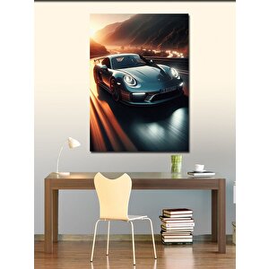 Kanvas Tablo Spor Araba 100x140 cm