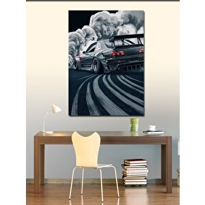 Kanvas Tablo Drift Yapan Araba 70x100 cm