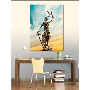 Kanvas Tablo Adalet Heykeli 70x100 cm