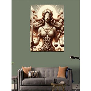 Kanvas Tablo Adalet Heykeli 70x100 cm