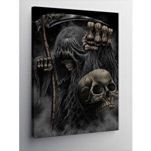 Kanvas Tablo Azrail İskelet 70x100 cm