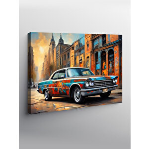 Kanvas Tablo Klasik Araba 70x100 cm