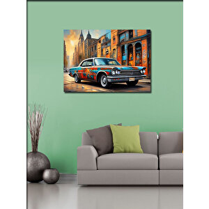 Kanvas Tablo Klasik Araba 70x100 cm