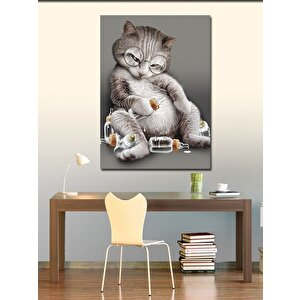 Kanvas Tablo Obur Kedi