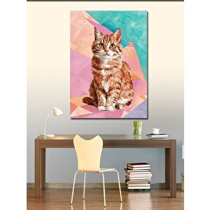 Kanvas Tablo Sevimli Turuncu Kedi