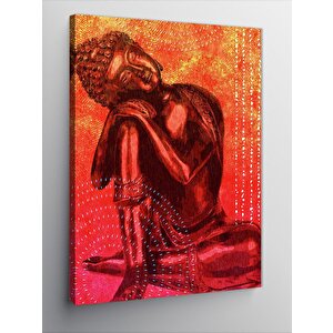 Kanvas Tablo Buda Heykeli 100x140 cm
