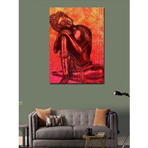 Kanvas Tablo Buda Heykeli 100x140 cm