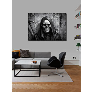 Kanvas Tablo İskelet Azrail 70x100 cm